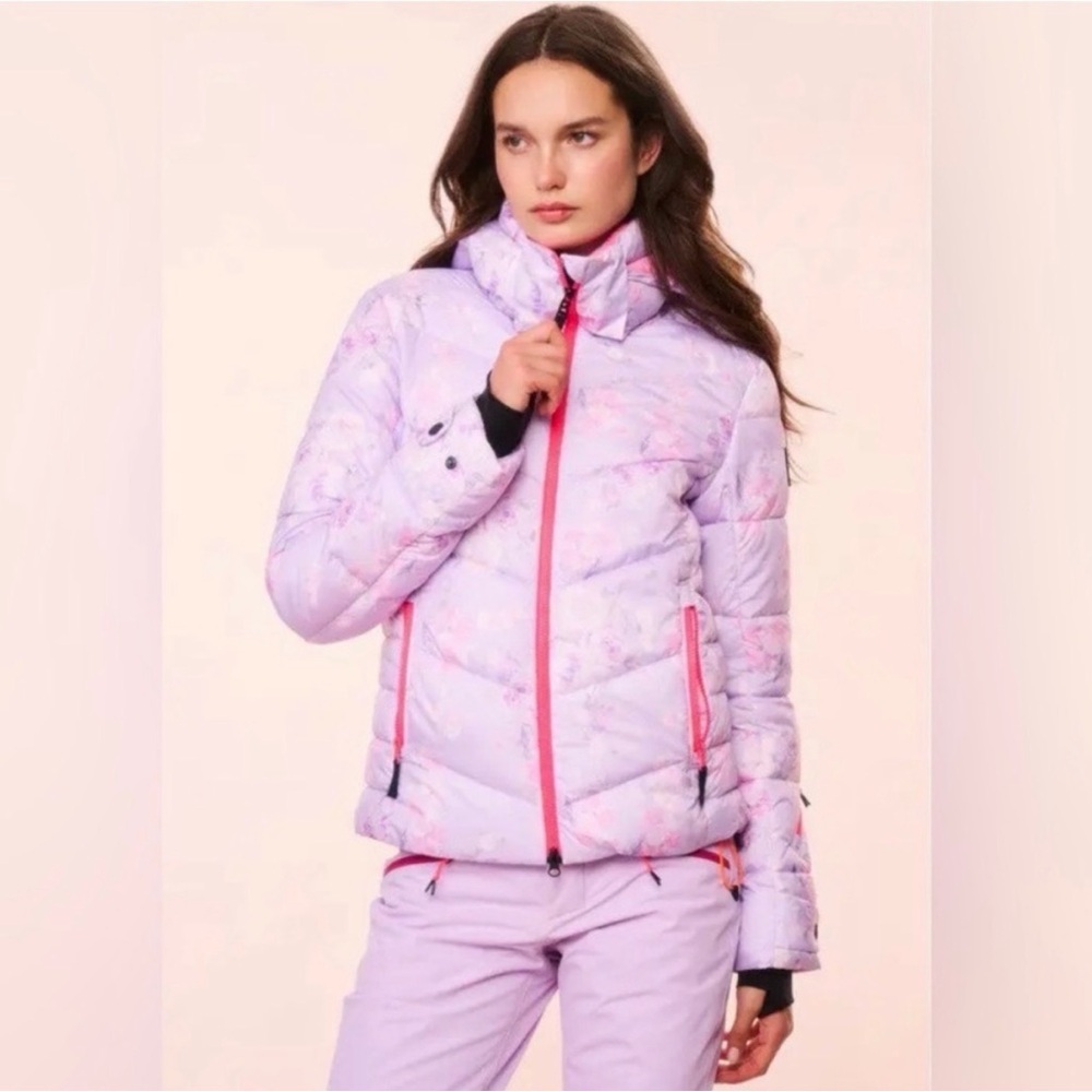LoveShackFancy Nessa Ski Jacket Pants Set XS 2 4 6 💜🩷 - Picture 3 of 16